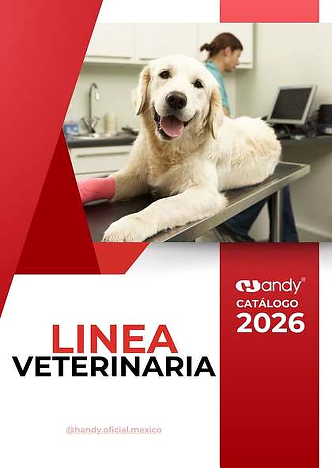 Clínica veterinaria — línea Handy Animal Health